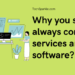 Why you should always compare services and software